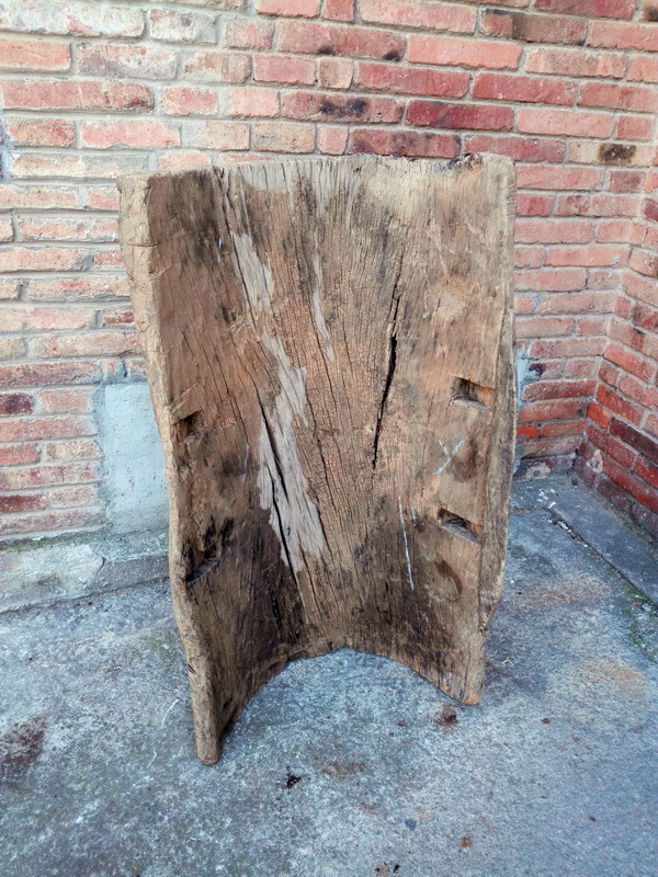 pieza tronco abierto madera 18-35x112x61 1u